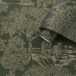 Papel de Colgadura Vintage Papel tipo C - Ref. 91811 | Recibidor