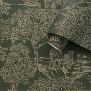 Papel de Colgadura Vintage Papel tipo C - Ref. 91811 | Recibidor