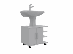Mueble Elemental para Lavamanos RTA Blanco