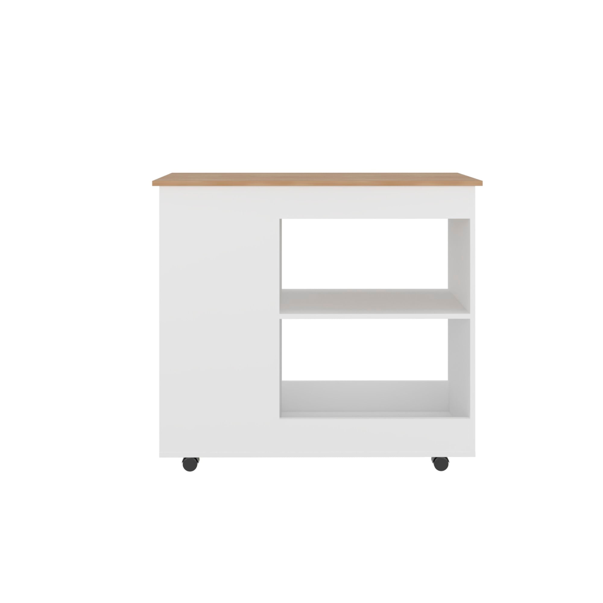 Meson de cocina BiColor 2P RTA Blanco Fresno - Imagen 3