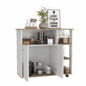 Meson de cocina BiColor 2P RTA Blanco Duna
