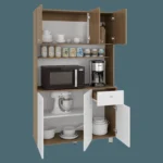 Alacena Wilson 185X111X40 RTA Blanco Fresno ZF