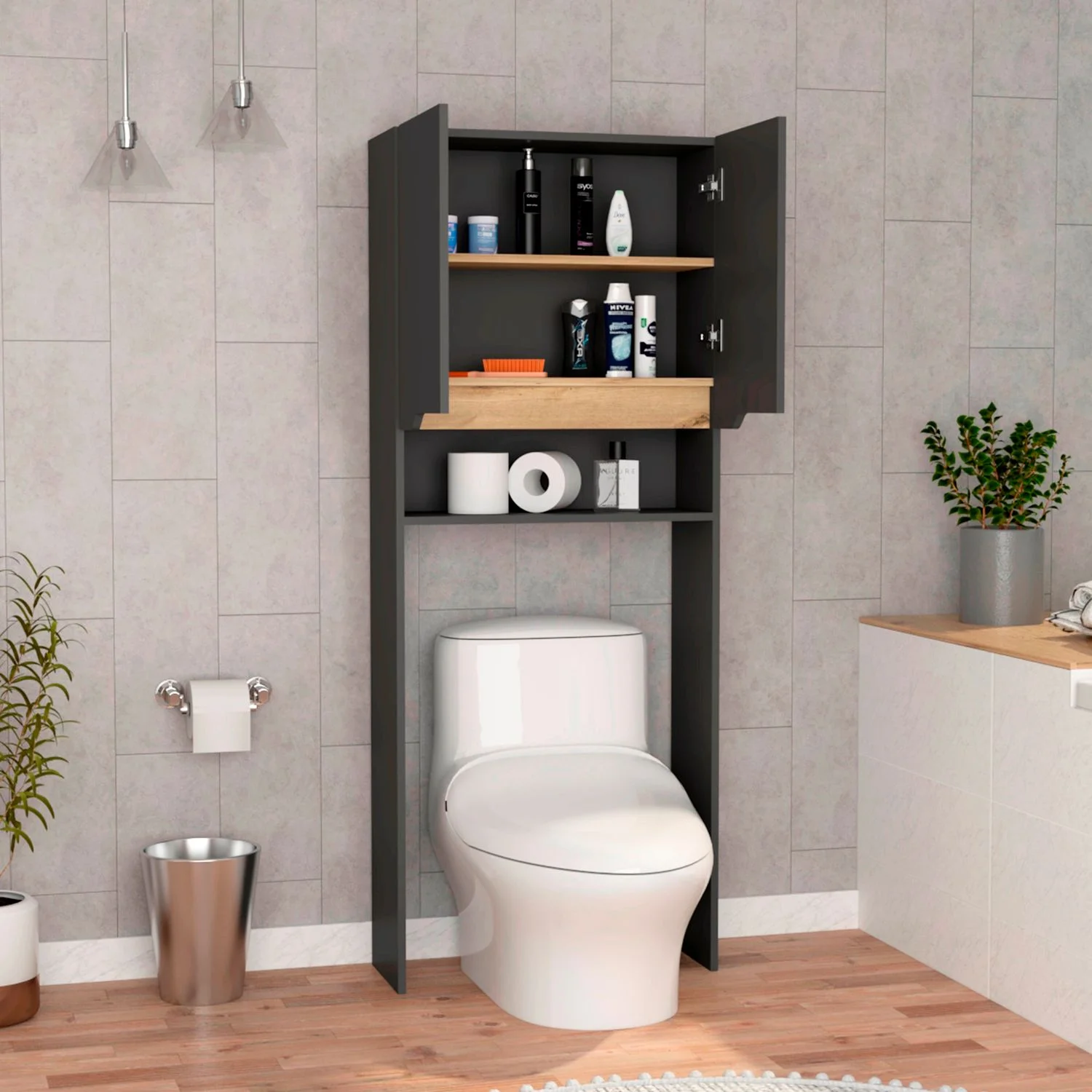 Ahorrador de Espacio Laurent Plomo + Duna RTA 160x63x25 - Imagen 2