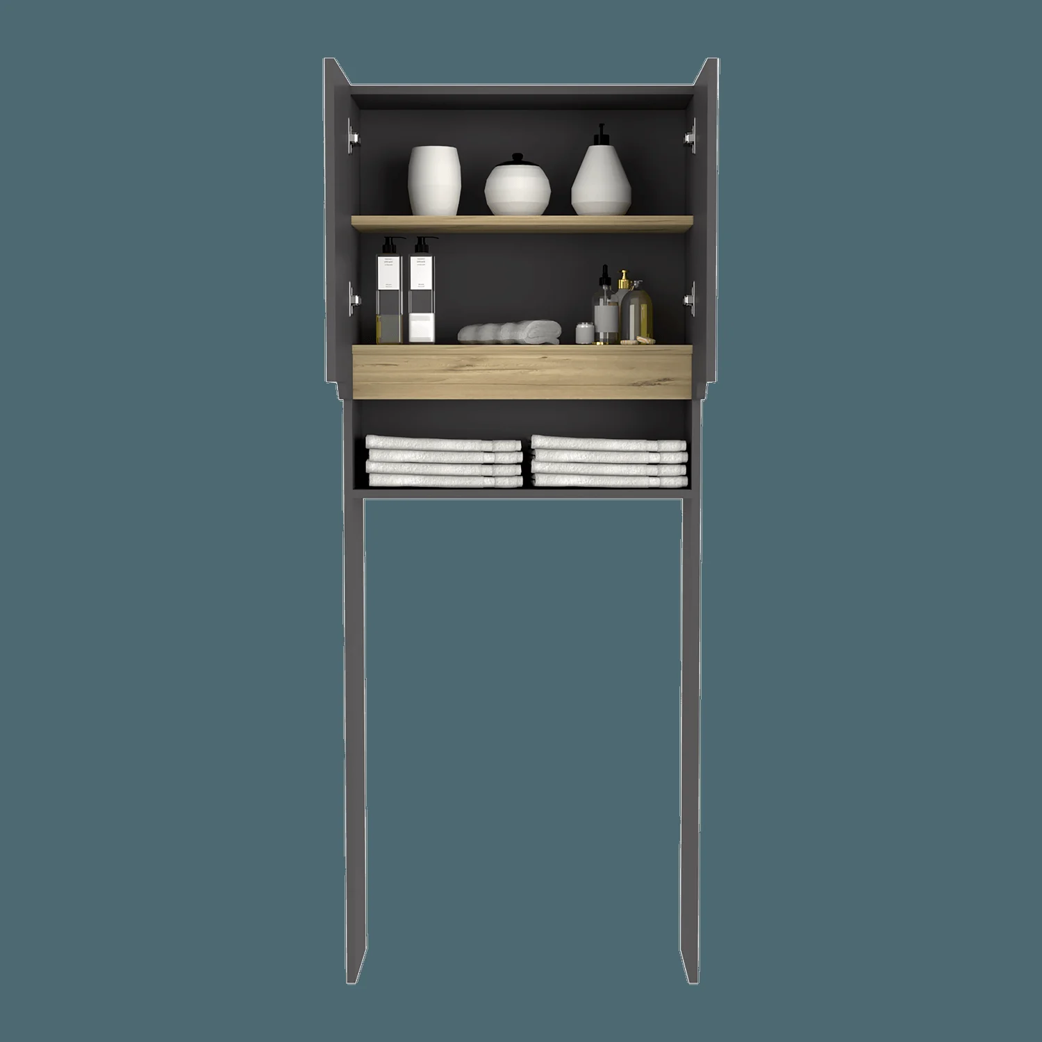 Ahorrador de Espacio Laurent Plomo + Duna RTA 160x63x25 - Imagen 4