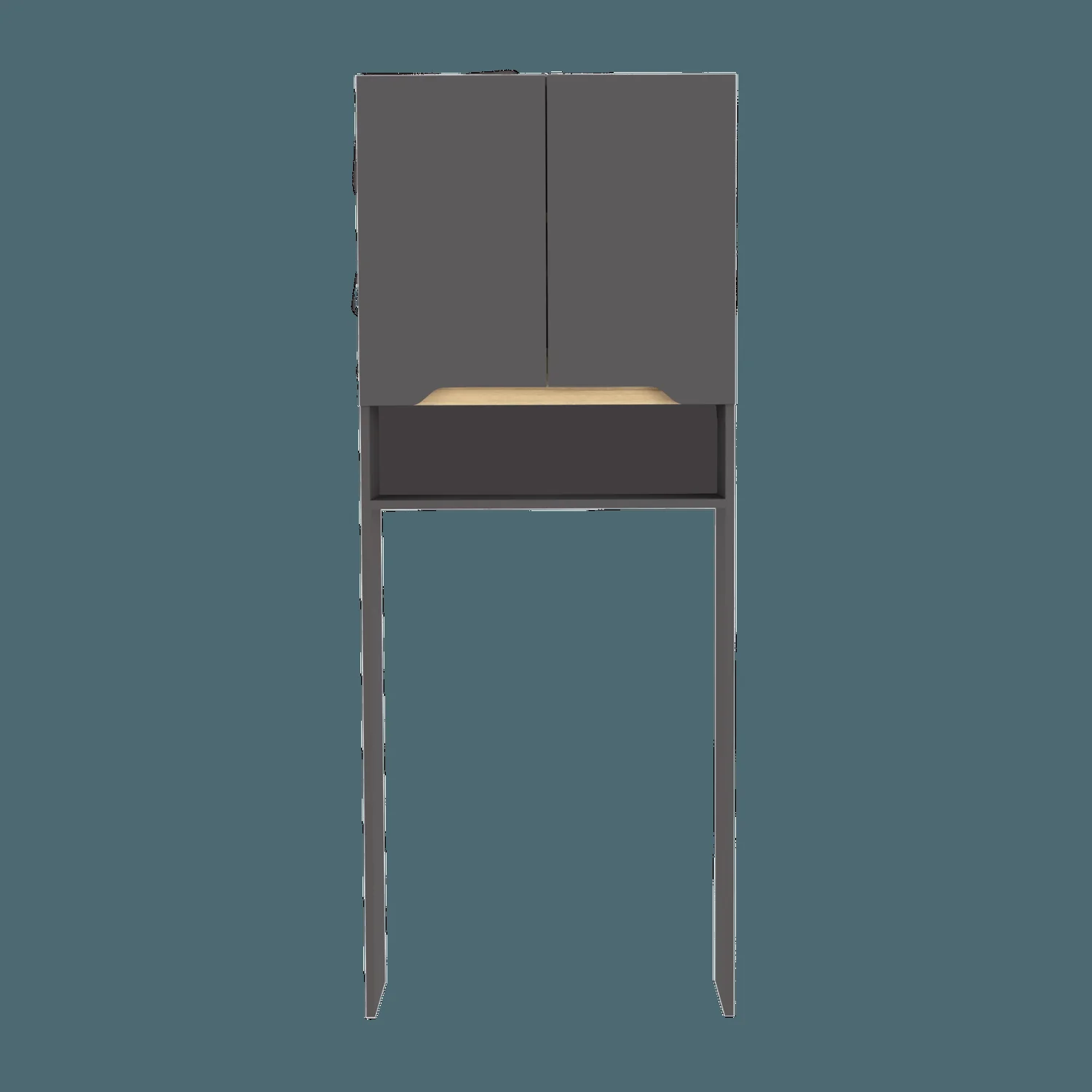 Ahorrador de Espacio Laurent Plomo + Duna RTA 160x63x25 - Imagen 5