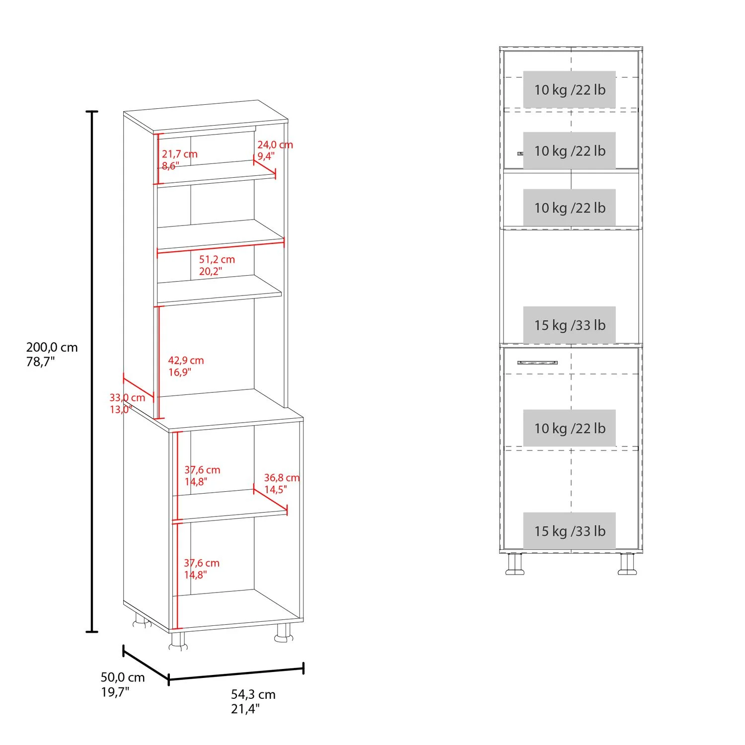 Modulo Microondas Antares 200X54X50 RTA Blanco Mqz ZF - Imagen 6