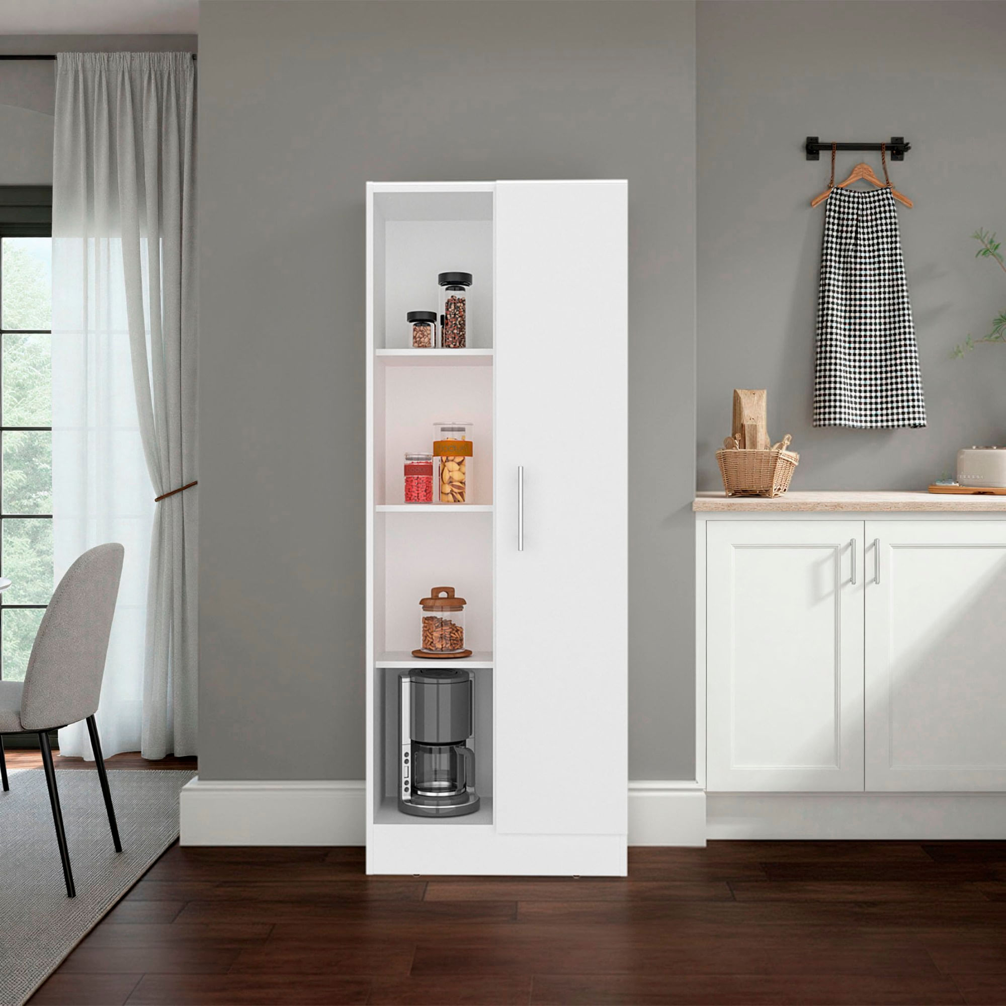 Alacena Multiusos Felch 160X60X30 RTA Blanco ZF - Imagen 3