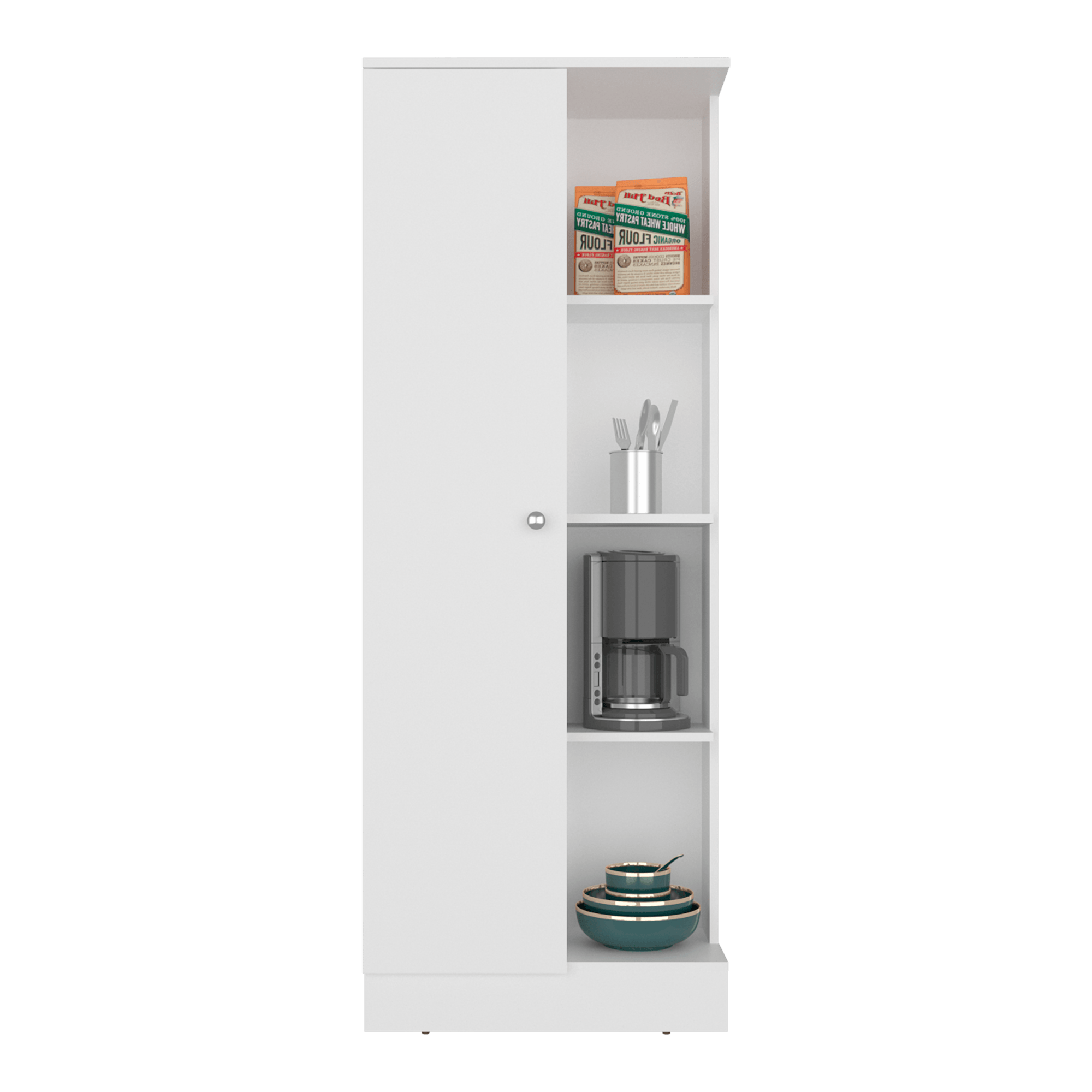 Alacena Multiusos Ayora 160X60X30 RTA Blanco ZF - Imagen 6