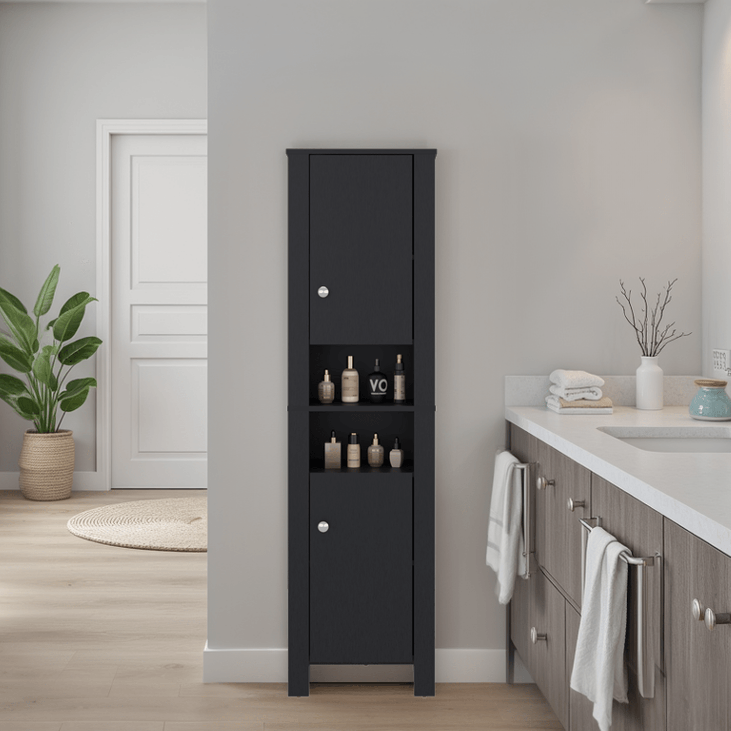 Mueble Auxiliar de Baño Vanessa 160X44X27 RTA Wengue - Imagen 3