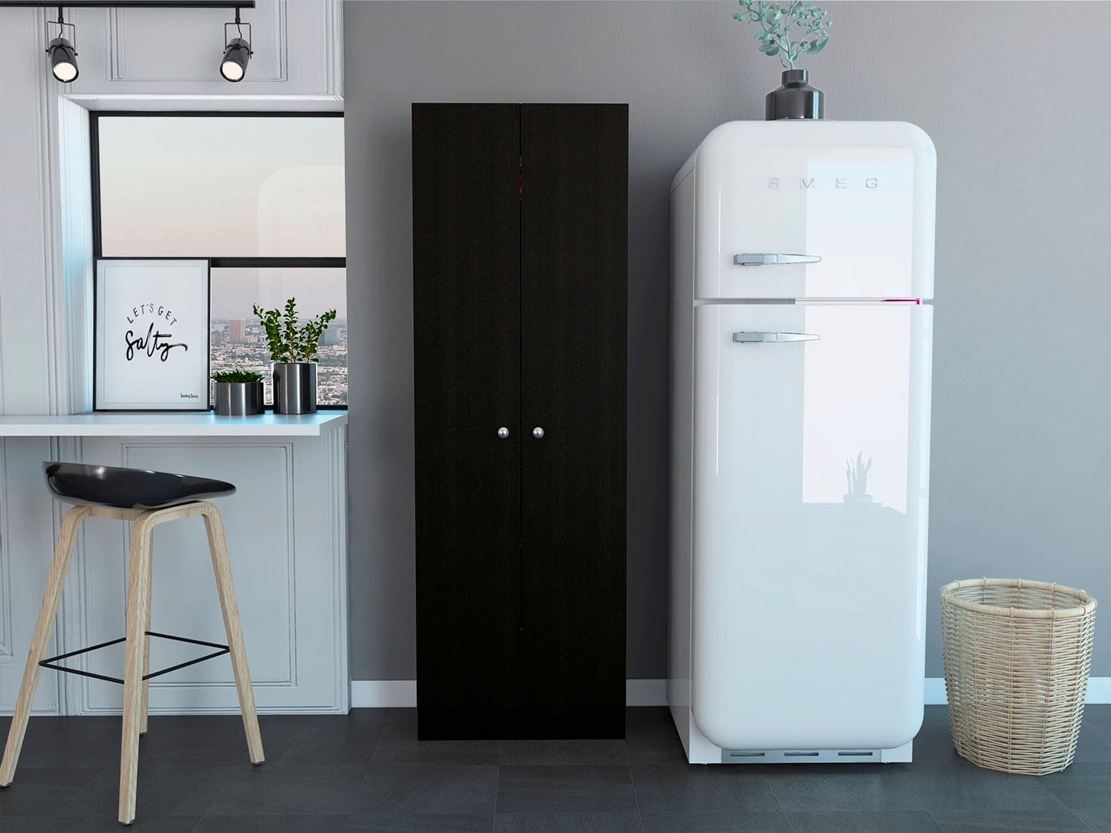 Mueble Alacena Multiusos RTA Wengue ZF - Imagen 4
