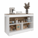 Barra de cocina Cuenca 88X138X60 RTA Blanco Fresno ZF
