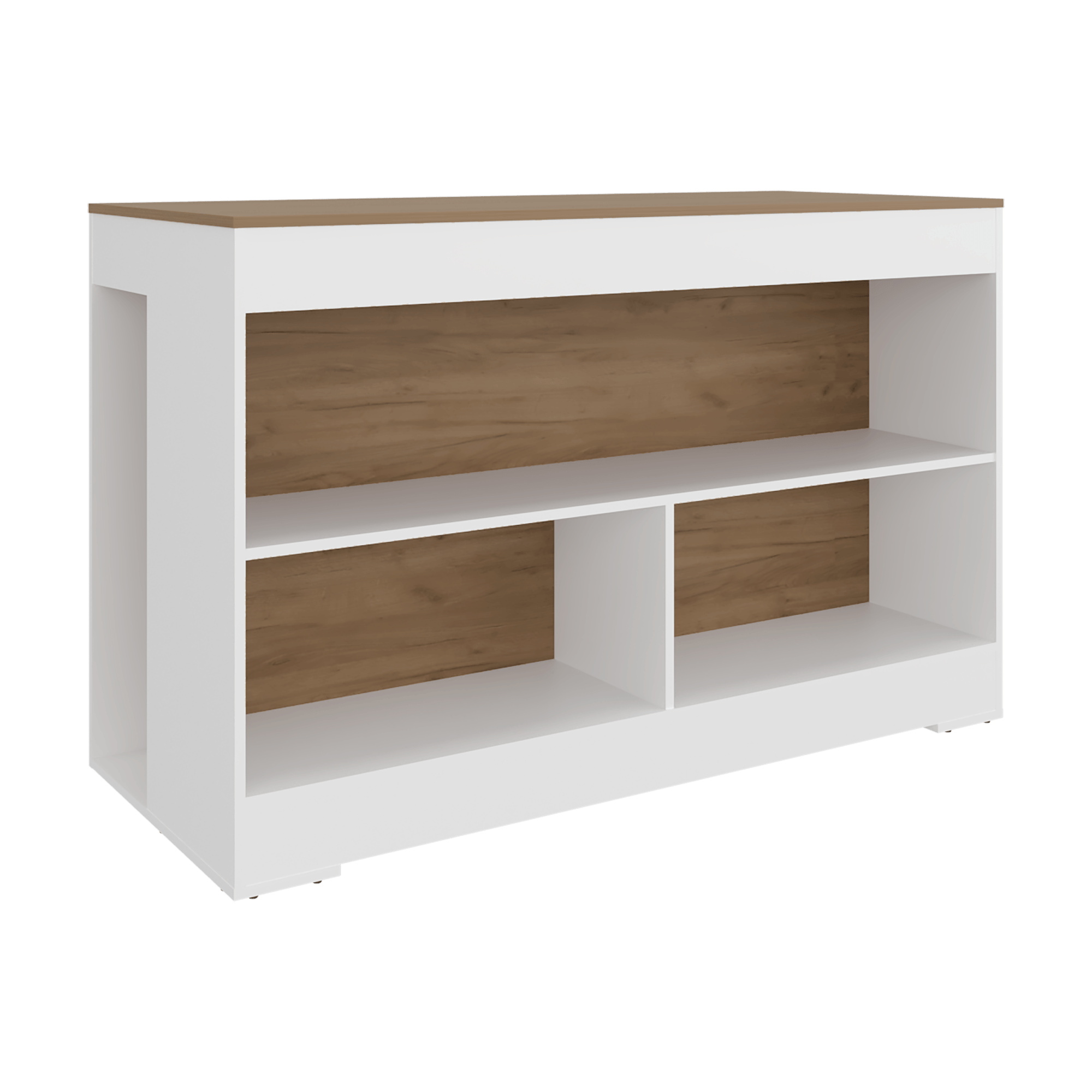Barra de cocina Cuenca 88X138X60 RTA Blanco Fresno ZF - Imagen 2