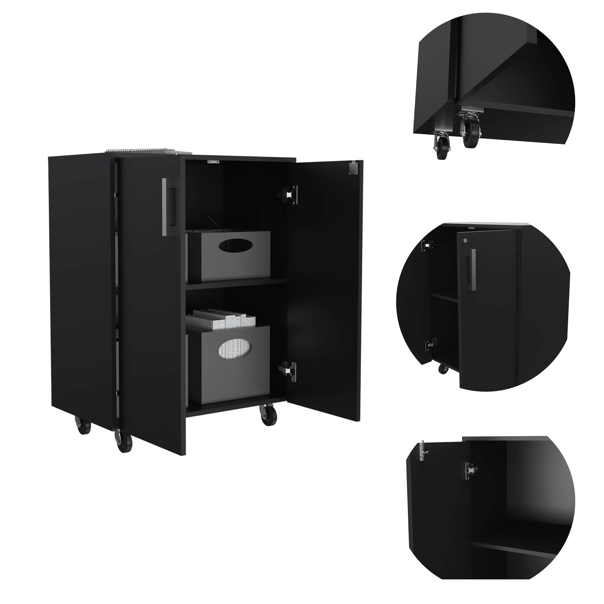 Mueble Auxiliar Bajo 90X70X46 RTA Wengue ZF - Imagen 9