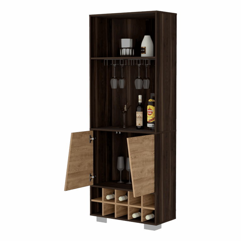 Bar Esquinero Fraktal 180X68 RTA Nogal Miel