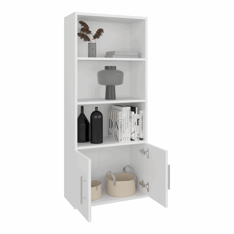 Biblioteca Joy Eco 120X50X23 RTA Blanco