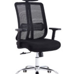 Silla Oficina X-123B - Bm-803 (1C) Negro 123X69X66 Cm