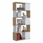 Biblioteca Noah 175 X 80 X 29 RTA Macadamia Blanco
