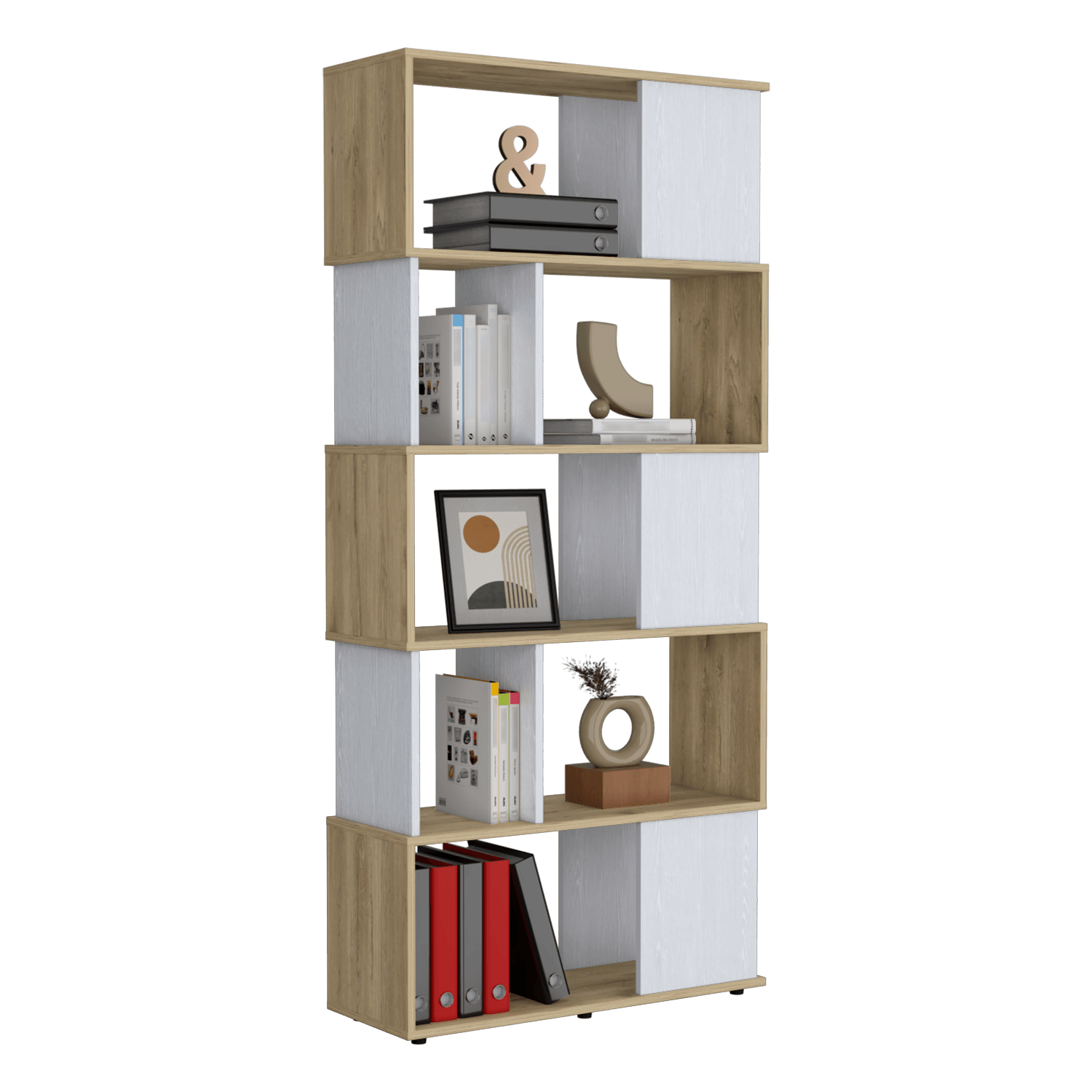 Biblioteca Noah 175 X 80 X 29 RTA Macadamia Blanco - Imagen 1