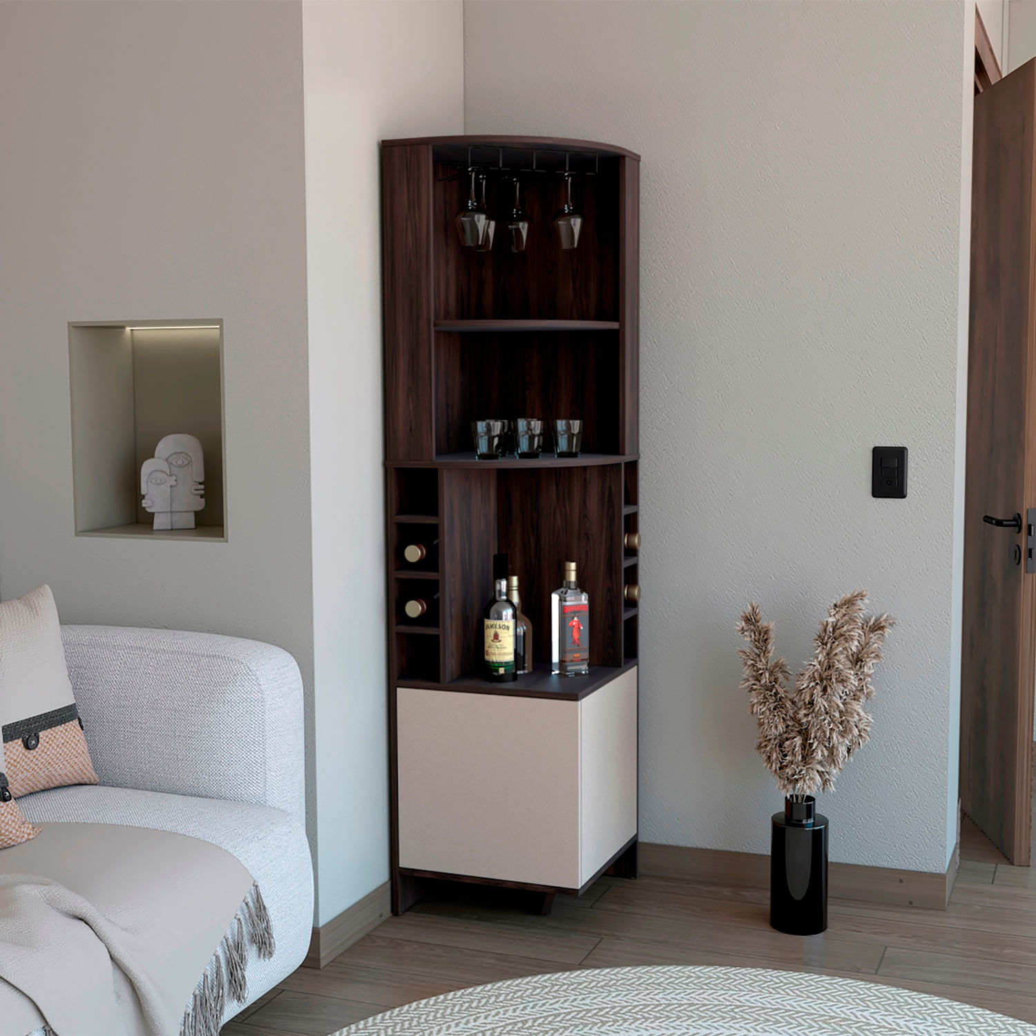 Bar Renens 180X46X46 RTA Nogal Carpri - Imagen 3
