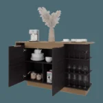 Barra de cocina Lumina 89X150X62 RTA Wengue Fresno ZF