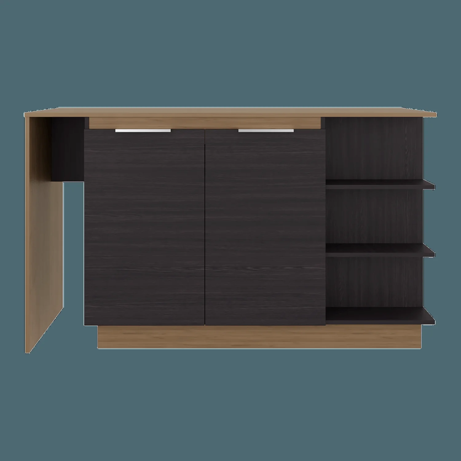 Barra de cocina Lumina 89X150X62 RTA Wengue Fresno ZF - Imagen 4