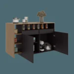 Barra de cocina Bari 2 90X140X65 RTA Wengue Fresno ZF