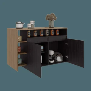 Barra de cocina Bari 2 90X140X65 RTA Wengue Fresno ZF