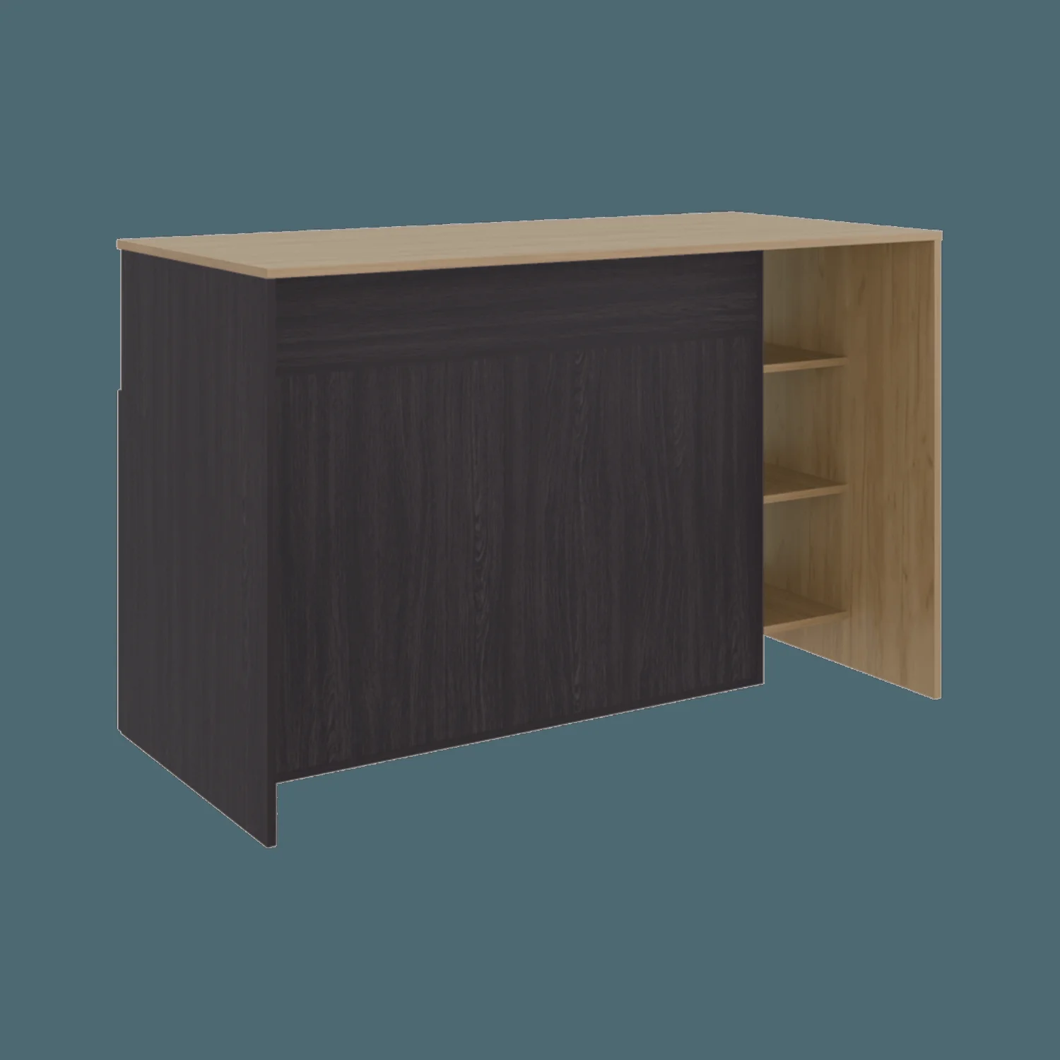 Barra de cocina Bari 2 90X140X65 RTA Wengue Fresno ZF - Imagen 3