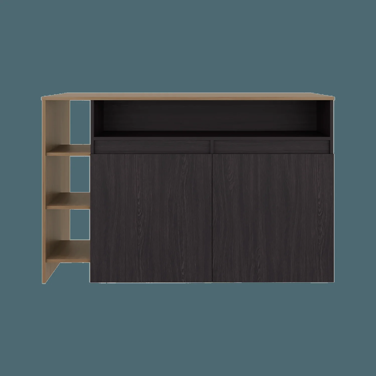 Barra de cocina Bari 2 90X140X65 RTA Wengue Fresno ZF - Imagen 7