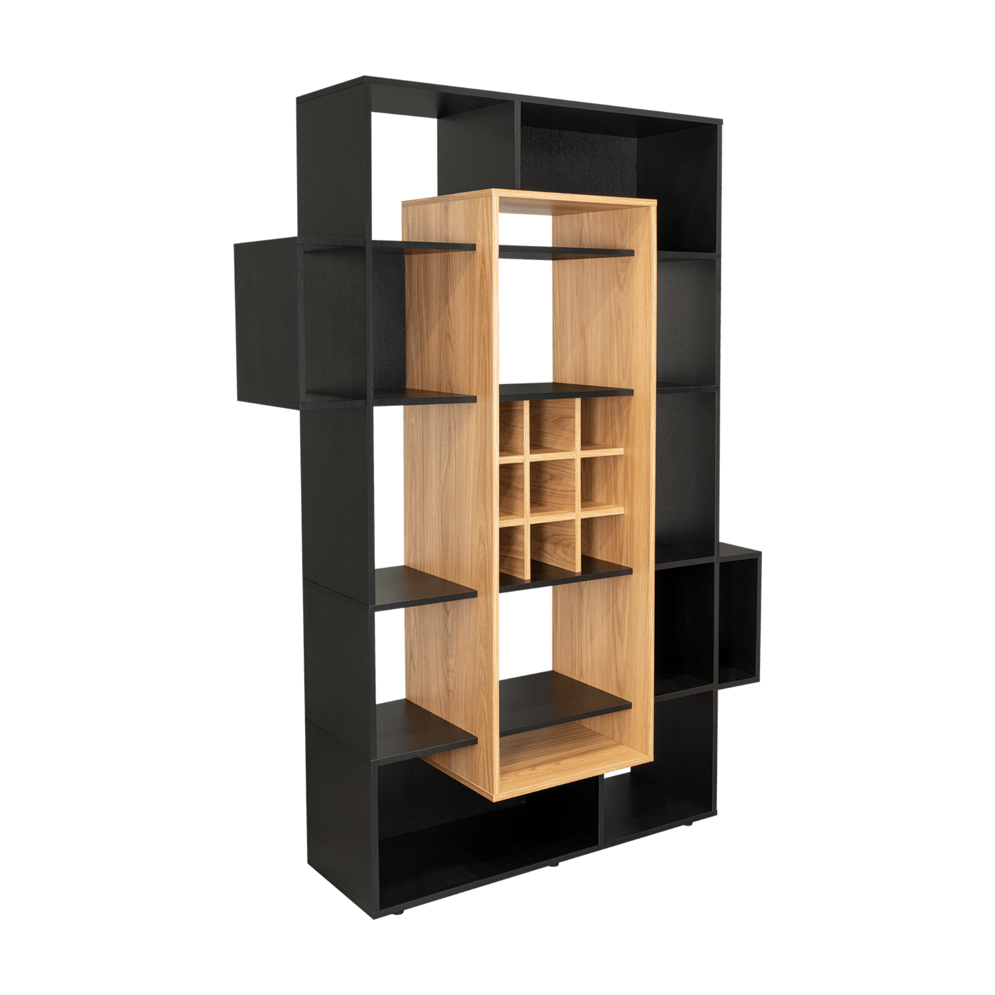 Biblioteca Bar Asimetrica Simba 180X128X38 RTA Wengue Fresno - Imagen 4