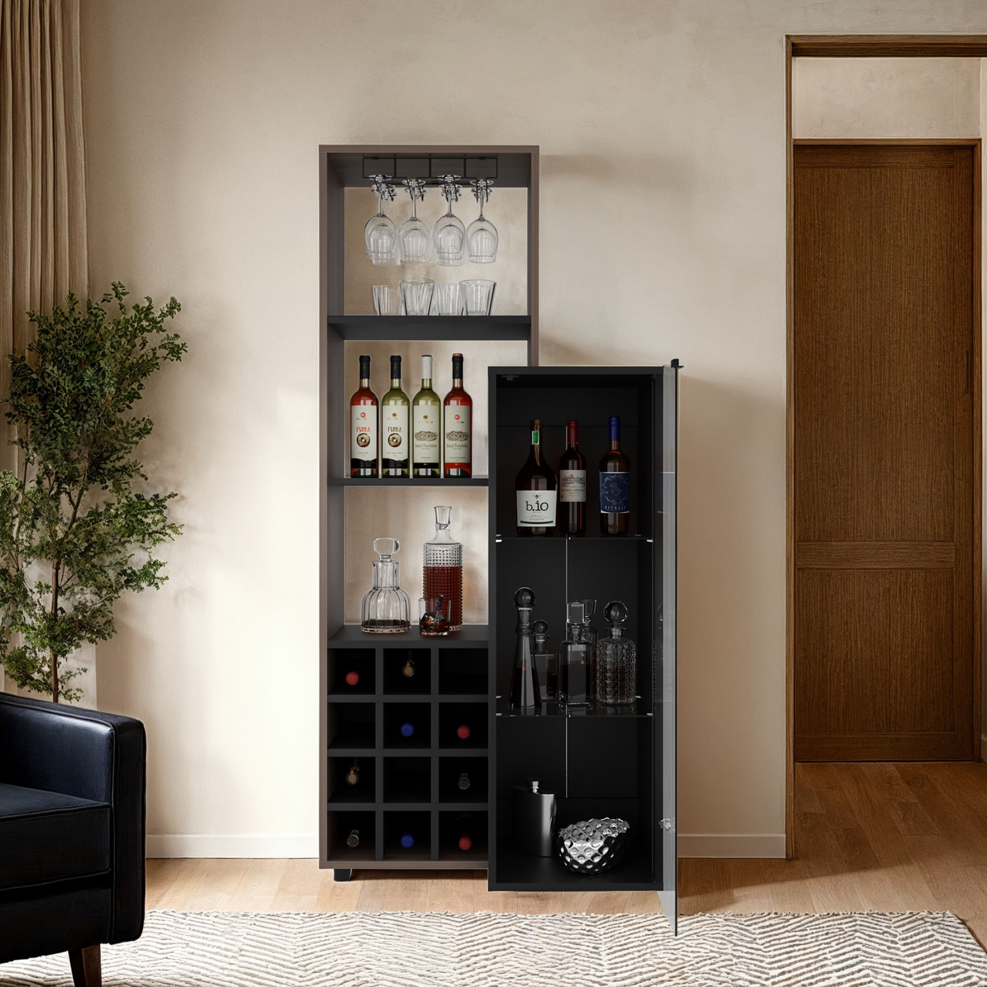Bar Ozzy 175X80X41 RTA Wengue Milan - Imagen 2