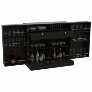 Mueble Bar Normandia Bajo RTA Wengue