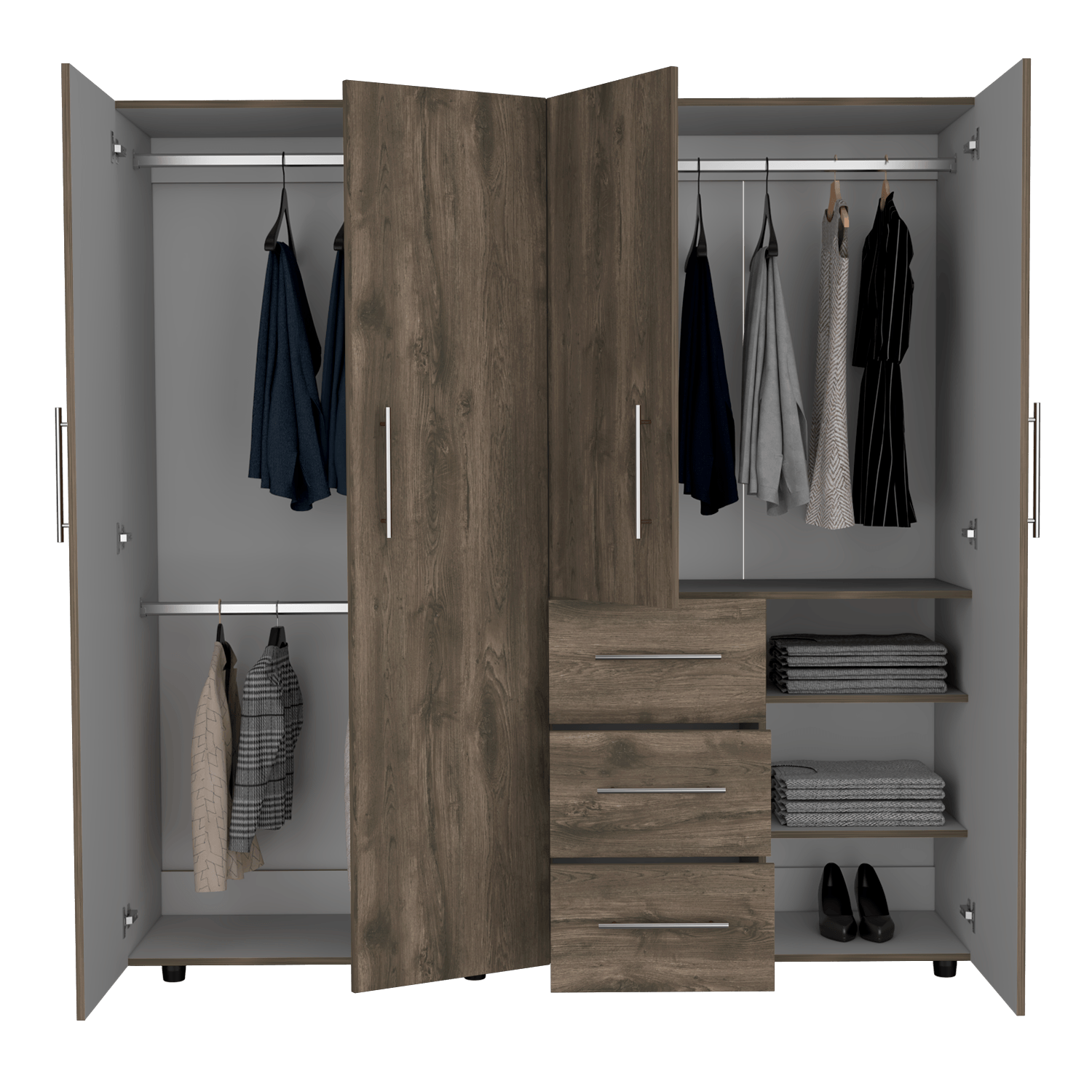 Closet Harlem ECO 184 X 181 X 50 RTA Bellota Blanco - Imagen 4