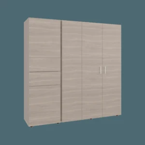 Closet Antalya 200X200X52 RTA Bardolino Blanco