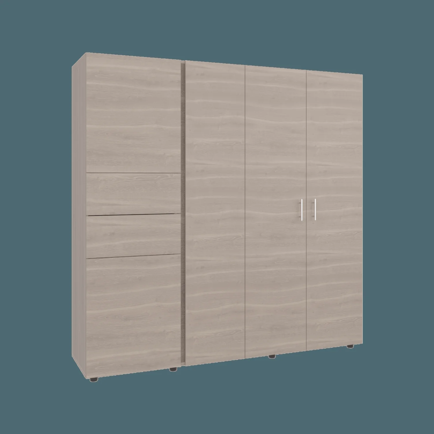 Closet Antalya 200X200X52 RTA Bardolino Blanco - Imagen 1