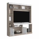 Centro de entretenimiento Dante TV 55'' 170X150X30 RTA Bardolino Blanco