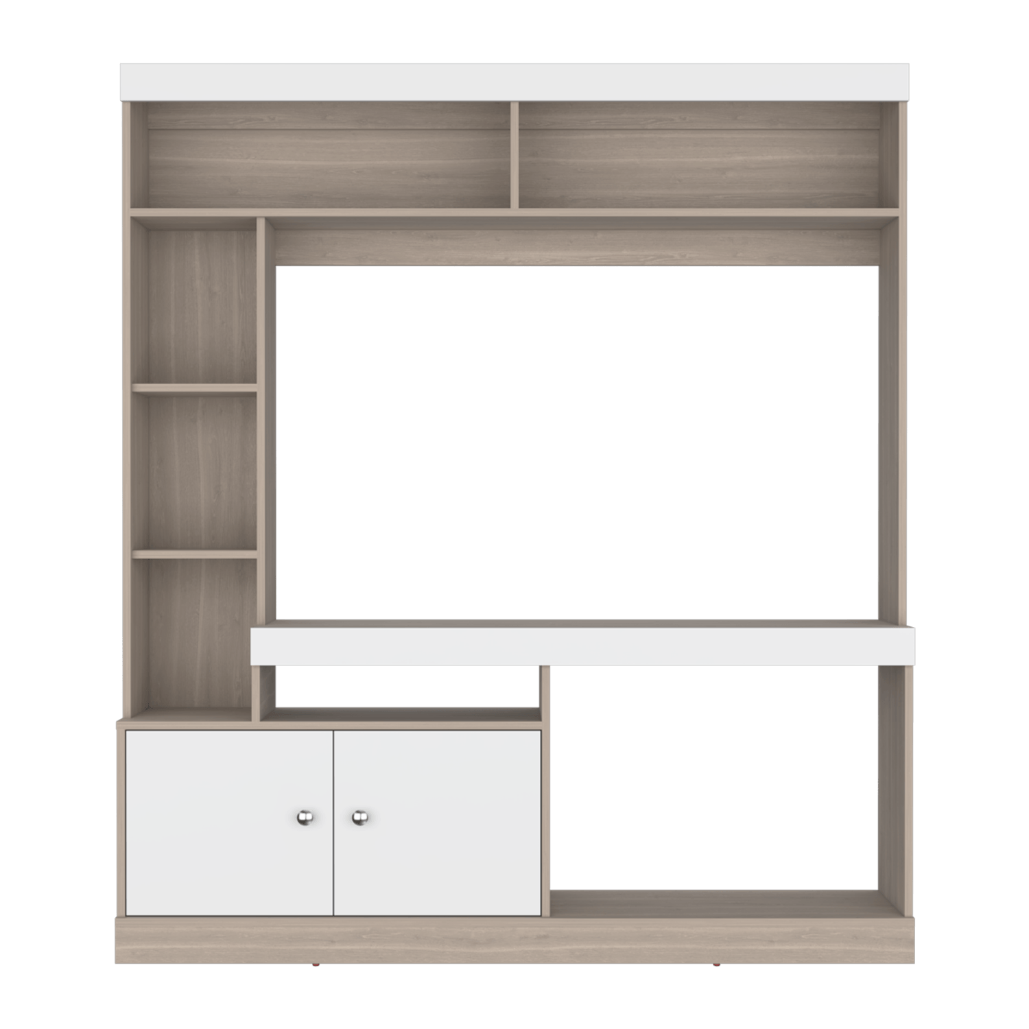 Centro de entretenimiento Dante TV 55'' 170X150X30 RTA Bardolino Blanco - Imagen 5