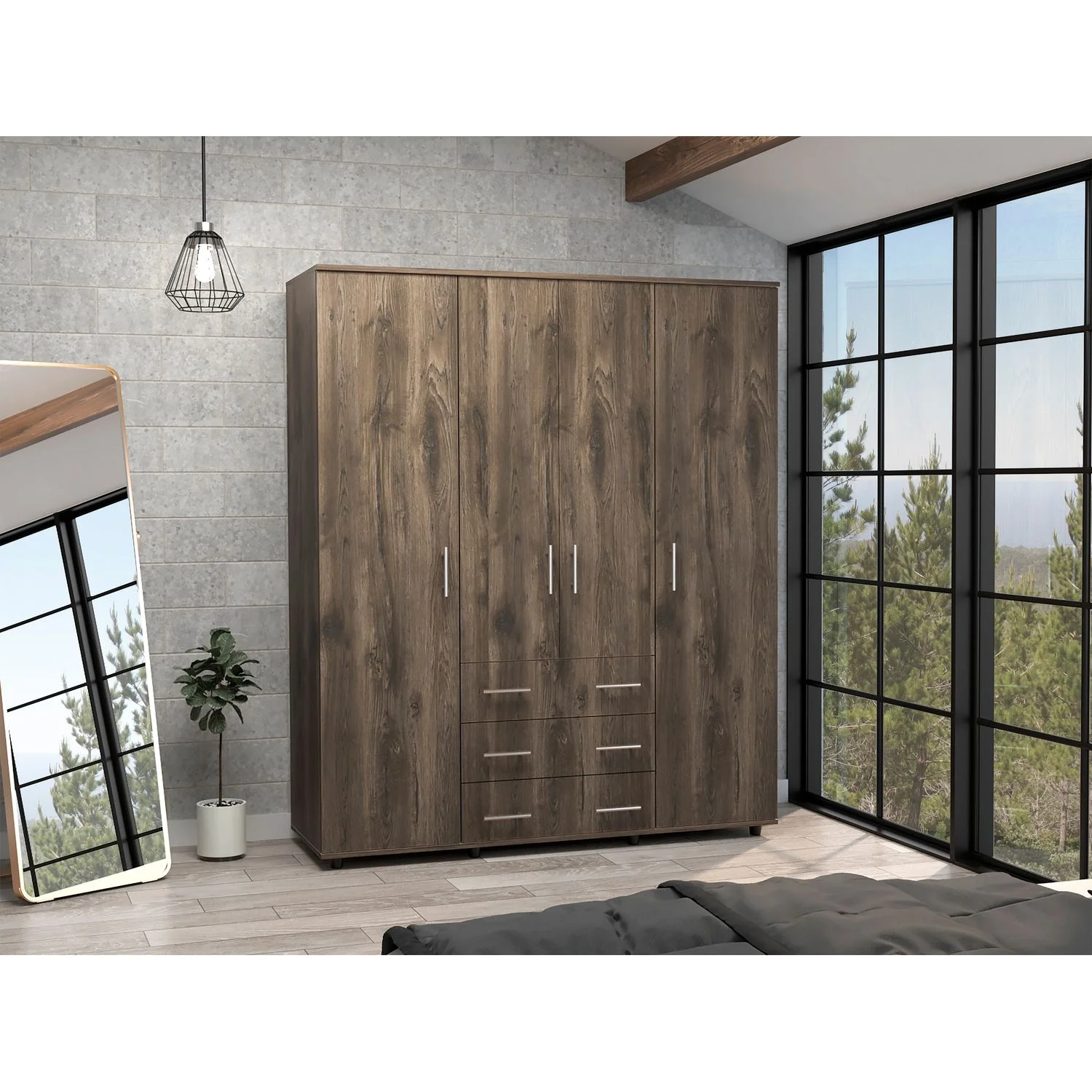Closet Fontan 180 X 150 X 50 RTA Bellota + Blanco - Imagen 4