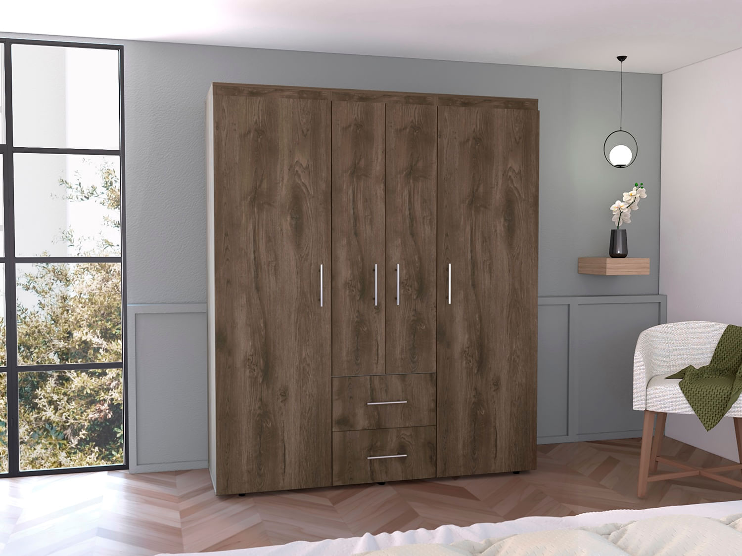 Closet Bariloche Eco 150 Finlandek Bellota Blanco - Imagen 4