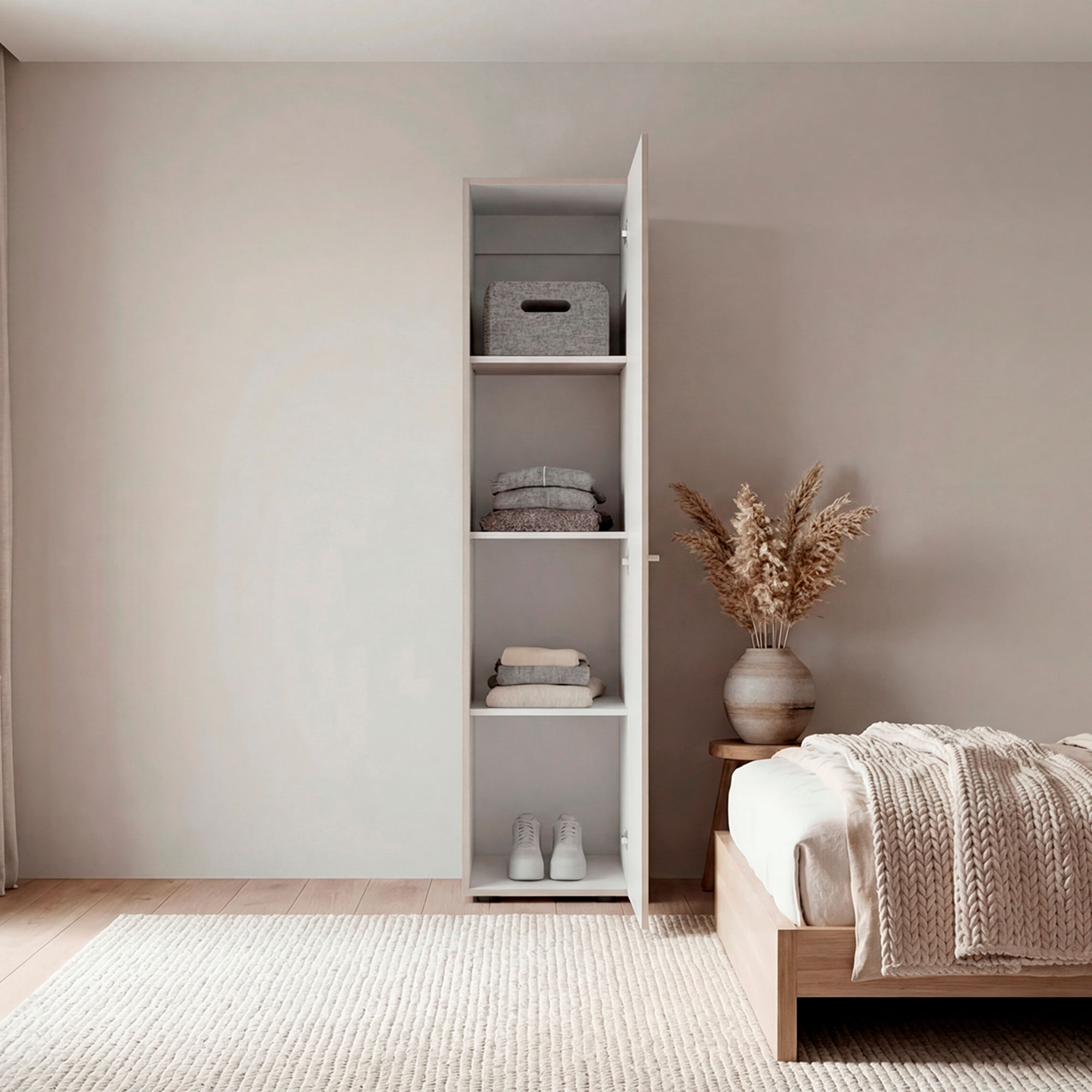 Closet Home Dreams 170X40X40 RTA Bardolino Blanco ZF - Imagen 2