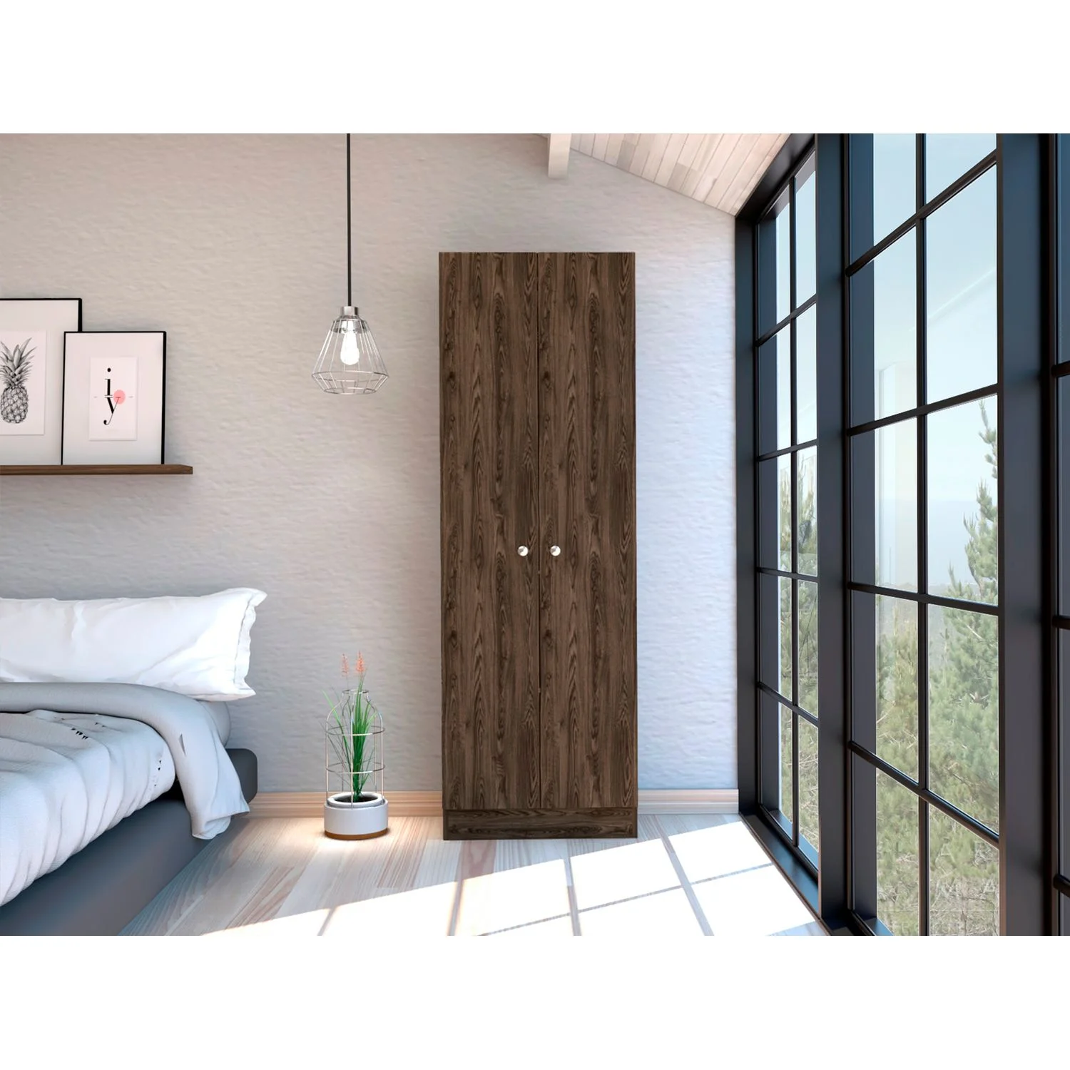 Closet 2 Puertas Home Multiusos RTA Milan + Blanco - Imagen 4