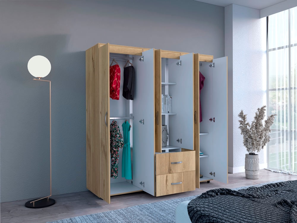 Closet Bariloche 180X170X50 RTA Duna Blanco - Imagen 2