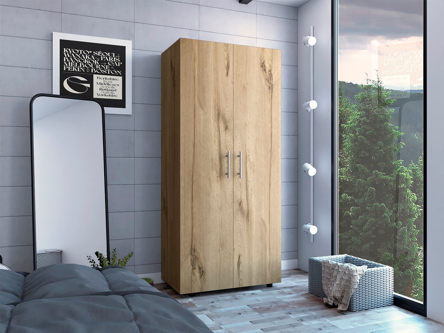 Closet Tera 180 X 80 X 48 RTA Duna Blanco - Imagen 3
