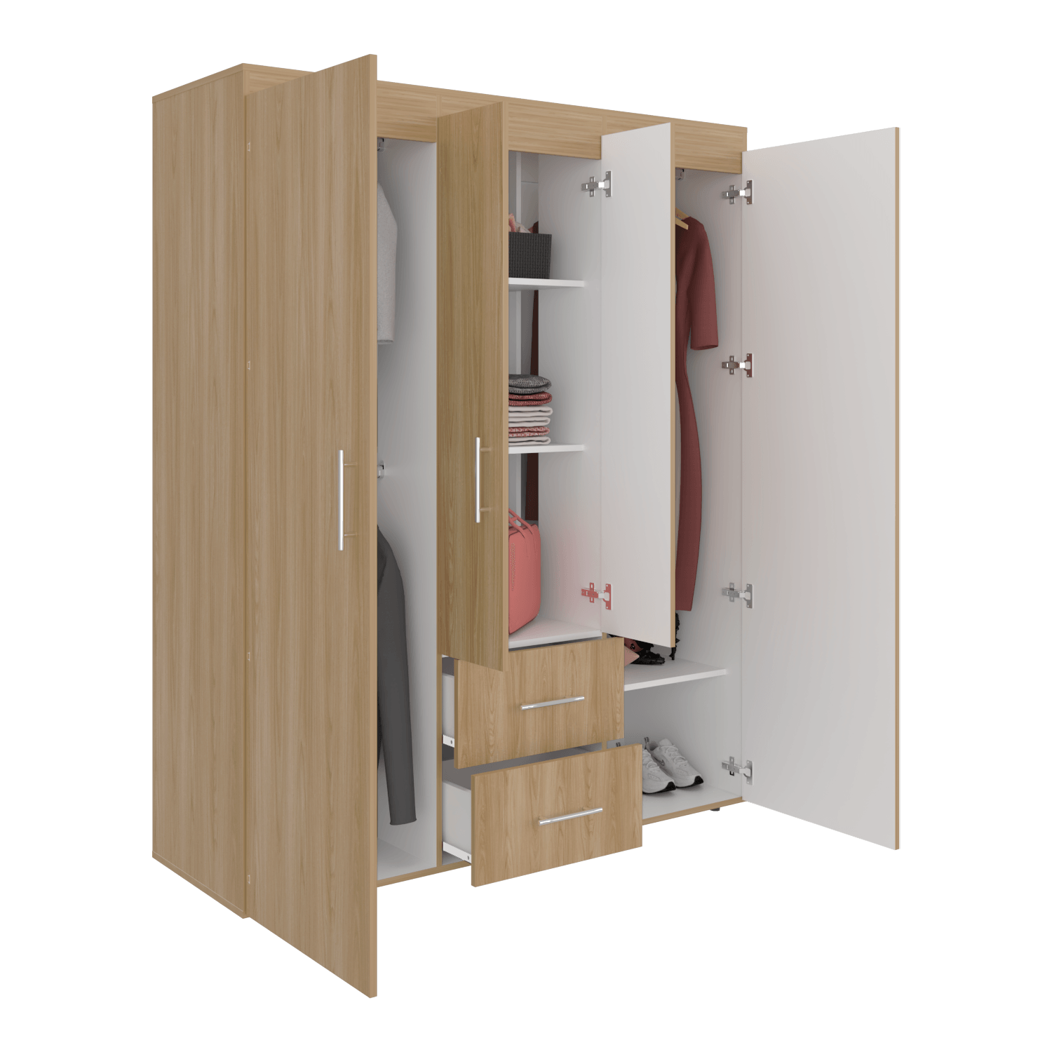 Closet Bariloche Eco 150 Fresno Blanco RTA - Imagen 2