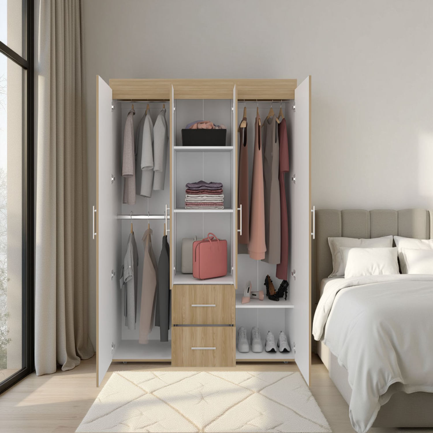 Closet Bariloche Eco 150 Fresno Blanco RTA - Imagen 6