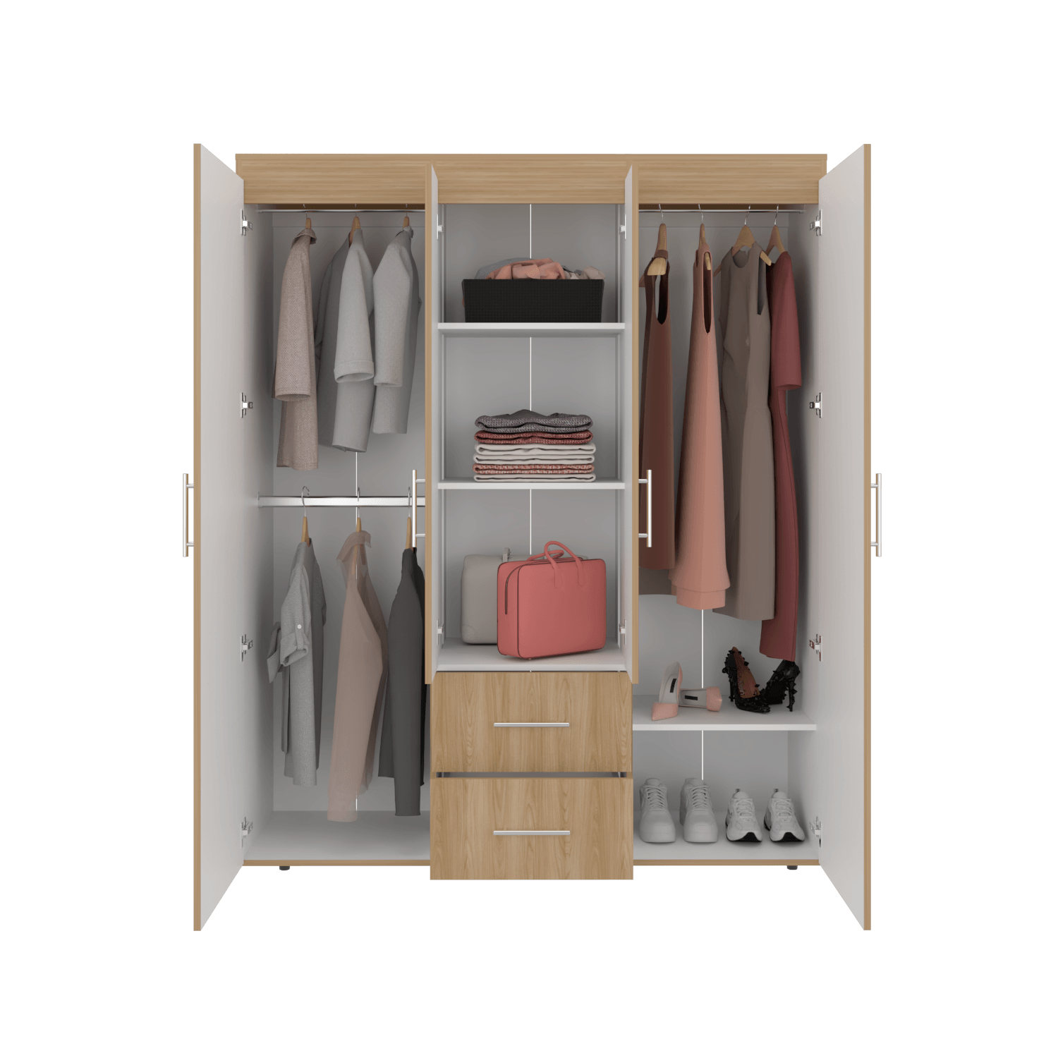 Closet Bariloche Eco 150 Fresno Blanco RTA - Imagen 4