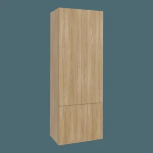 Closet 3 Puertas Tuhogar 170X60X40 Fresno Blanco