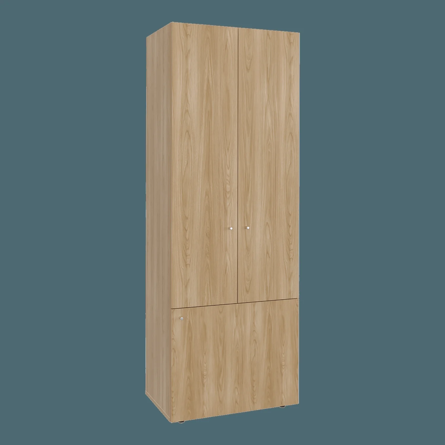 Closet 3 Puertas Tuhogar 170X60X40 Fresno Blanco - Imagen 1