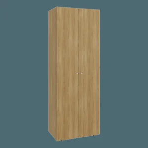 Closet 2 Puertas E1 Tuhogar 170X60X40 RTA  Fresno Blanco