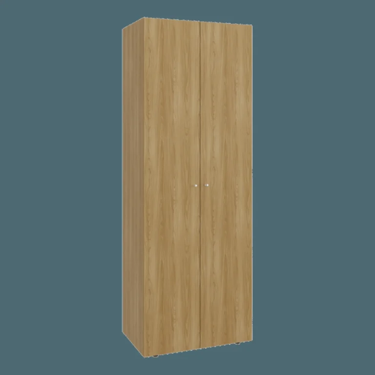 Closet 2 Puertas E1 Tuhogar 170X60X40 RTA  Fresno Blanco
